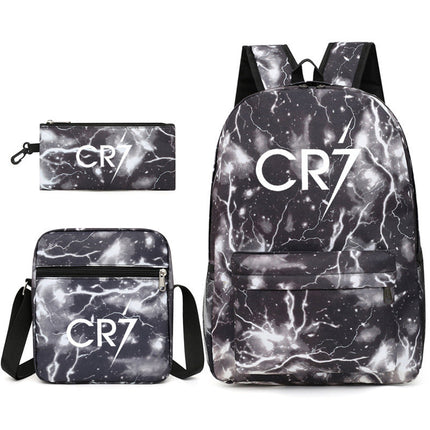 Mochila + Estuche + Lonchera Cristiano Ronaldo