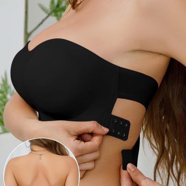 Sujetador Bandeau Invisible sin Tirantes con Cierre Lateral