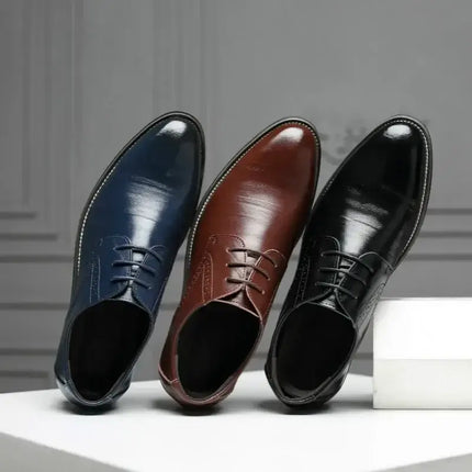 Zapatos de vestir con punta de ala Roma - Piel sintética de primera calidad