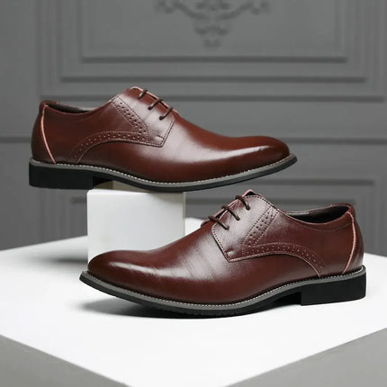 Zapatos de vestir con punta de ala Roma - Piel sintética de primera calidad